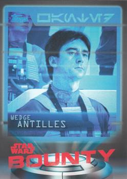 2016 Topps Star Wars Card Trader - Bounty #B-20 Wedge Antilles Front