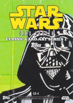 2016 Topps Star Wars Card Trader - Classic Artwork #CA-4 Darth Vader Back
