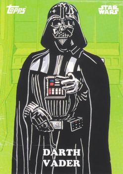 2016 Topps Star Wars Card Trader - Classic Artwork #CA-4 Darth Vader Front