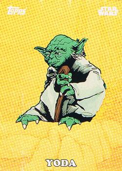 2016 Topps Star Wars Card Trader - Classic Artwork #CA-6 Yoda Front