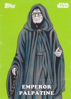 2016 Topps Star Wars Card Trader - Classic Artwork #CA-13 Emperor Palpatine Front