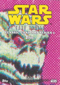 2016 Topps Star Wars Card Trader - Classic Artwork #CA-14 Bossk Back