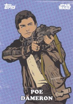 2016 Topps Star Wars Card Trader - Classic Artwork #CA-20 Poe Dameron Front