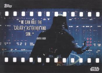 2016 Topps Star Wars Card Trader - Film Quotes #FQ-7 Darth Vader Front