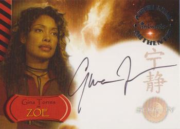 2005 Inkworks Serenity - Autographs #A2 Gina Torres Front