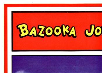 1995 Topps Bazooka Joe Sticker Cards #1 Mystic Master of Space and Time Back