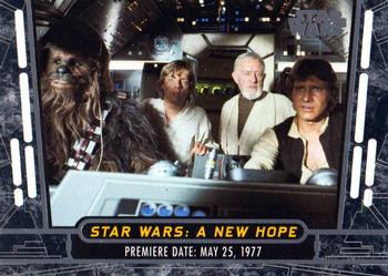 2017 Topps Star Wars 40th Anniversary #1 Star Wars: A New Hope Front