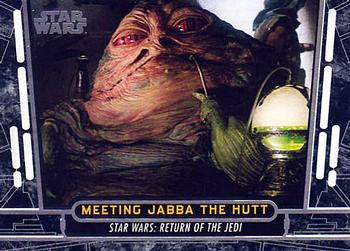 2017 Topps Star Wars 40th Anniversary #35 Meeting Jabba the Hutt Front