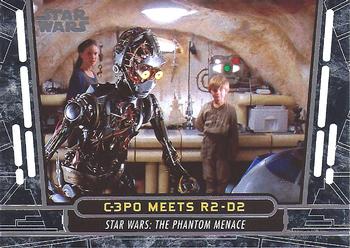 2017 Topps Star Wars 40th Anniversary #42 C-3PO Meets R2-D2 Front
