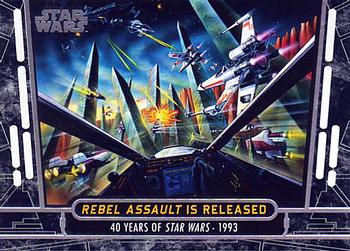 2017 Topps Star Wars 40th Anniversary #77 Rebel Assault is Released Front