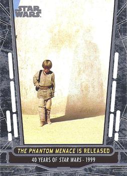 2017 Topps Star Wars 40th Anniversary #83 The Phantom Menace is Released Front