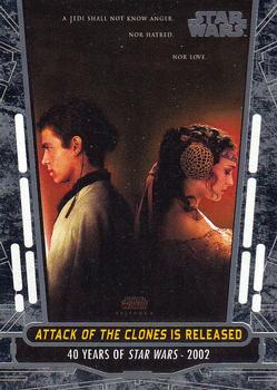 2017 Topps Star Wars 40th Anniversary #86 Attack of the Clones is Released Front