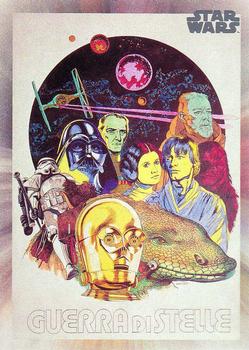 2017 Topps Star Wars 40th Anniversary #112 Italian Star Wars Novelization Artwork Front