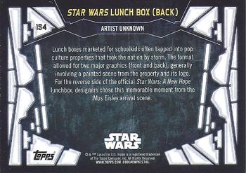 2017 Topps Star Wars 40th Anniversary #154 Star Wars Lunch Box (Back) Back