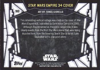 2017 Topps Star Wars 40th Anniversary #160 Star Wars Empire 34 Cover Back