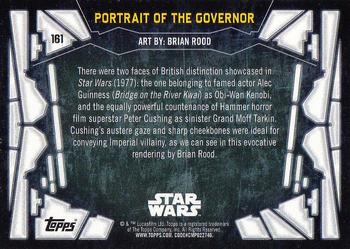 2017 Topps Star Wars 40th Anniversary #161 Portrait of the Governor Back