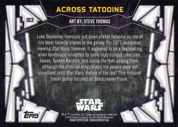 2017 Topps Star Wars 40th Anniversary #163 Across Tatooine Back