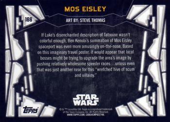 2017 Topps Star Wars 40th Anniversary #166 Mos Eisley Back