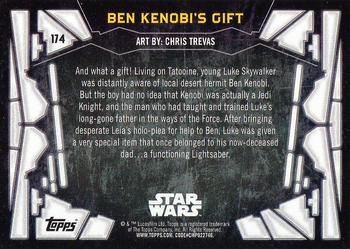 2017 Topps Star Wars 40th Anniversary #174 Ben Kenobi's Gift Back