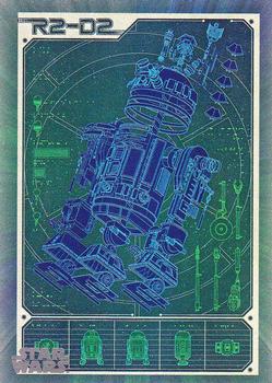 2017 Topps Star Wars 40th Anniversary #177 Diagram of a Droid Front