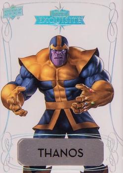 2016 Upper Deck Marvel Gems - Exquisite Nameplate #48 Thanos Front