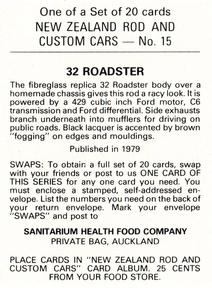 1979 Sanitarium New Zealands Rod And Custom Cars #15 32 Roadster Back
