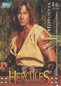 1996 Topps Hercules The Legendary Journeys - Embossed #E6 Hippolyta Back