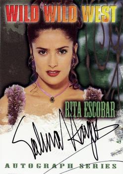 1999 Fleer Wild Wild West the Movie - Autograph #A15 Salma Hayek Front