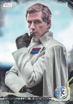 2016 Topps Star Wars Rogue One Series 1 - Death Star Black #13 Director Krennic Front