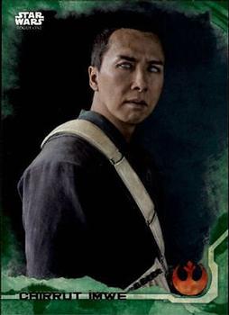 2016 Topps Star Wars Rogue One Series 1 - Green Squad #5 Chirrut Imwe Front