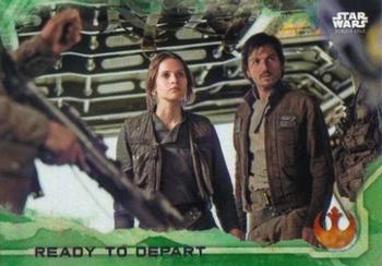 2016 Topps Star Wars Rogue One Series 1 - Green Squad #24 Ready to Depart Front
