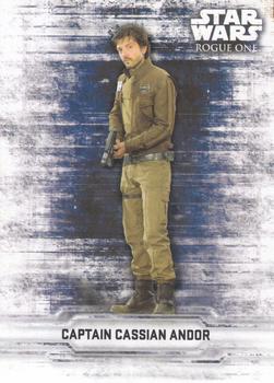 2016 Topps Star Wars Rogue One Series 1 - Character Stickers #NNO Captain Cassian Andor Front
