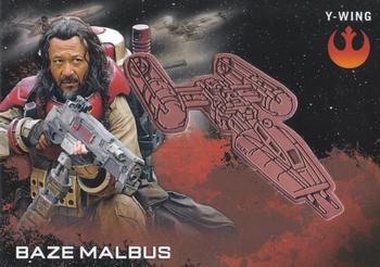 2016 Topps Star Wars Rogue One Series 1 - Medallions #NNO Baze Malbus Front