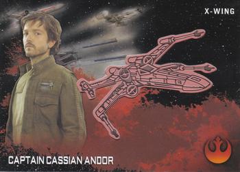 2016 Topps Star Wars Rogue One Series 1 - Medallions #NNO Captain Cassian Andor Front