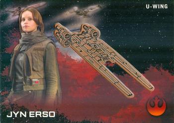 2016 Topps Star Wars Rogue One Series 1 - Medallions #NNO Jyn Erso Front
