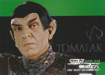 1999 SkyBox Star Trek: The Next Generation Season 7 - Foil-Embossed Characters #S41 Tomalak Front