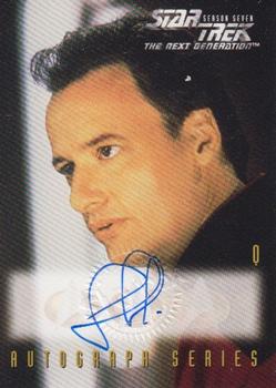 1999 SkyBox Star Trek: The Next Generation Season 7 - Autograph Series #A8 John Delancie Front