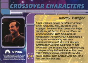2000 SkyBox Star Trek The Next Generation Profiles - Crossover Characters #C4 Reginald Barclay Back