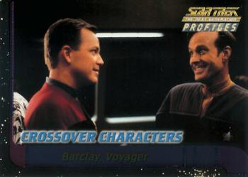 2000 SkyBox Star Trek The Next Generation Profiles - Crossover Characters #C4 Reginald Barclay Front