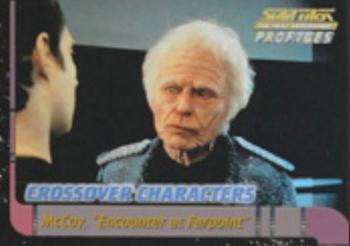 2000 SkyBox Star Trek The Next Generation Profiles - Crossover Characters #C9 McCoy Front
