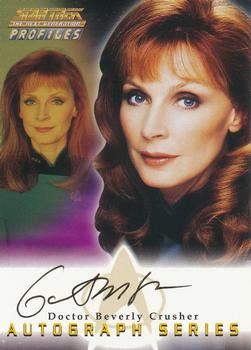 2000 SkyBox Star Trek The Next Generation Profiles - Autographed #A10 Gates McFadden Front