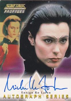 2000 SkyBox Star Trek The Next Generation Profiles - Autographed #A12 Michelle Forbes Front