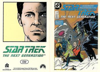 2005 Rittenhouse The Quotable Star Trek: The Next Generation - Comic Books Folding #CB2 March 1988 Front