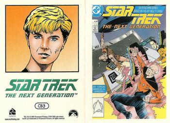 2005 Rittenhouse The Quotable Star Trek: The Next Generation - Comic Books Folding #CB3 April 1988 Front