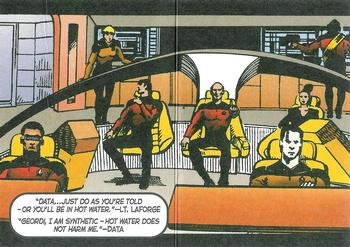 2005 Rittenhouse The Quotable Star Trek: The Next Generation - Comic Books Folding #CB6 July 1988 Back