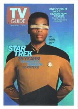 2005 Rittenhouse The Quotable Star Trek: The Next Generation - Star Trek 35 Years! TV Guide Covers #TV4 LeVar Burton Front