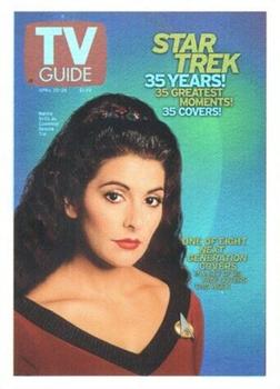 2005 Rittenhouse The Quotable Star Trek: The Next Generation - Star Trek 35 Years! TV Guide Covers #TV7 Marina Sirtis Front