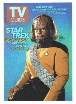 2005 Rittenhouse The Quotable Star Trek: The Next Generation - Star Trek 35 Years! TV Guide Covers #TV8 Michael Dorn Front