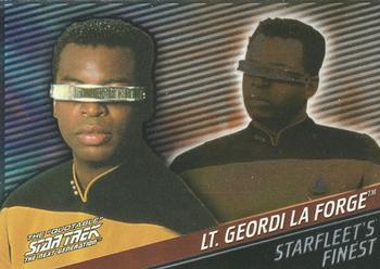 2005 Rittenhouse The Quotable Star Trek: The Next Generation - Starfleet's Finest #F5 Lt. Geordi La Forge Front