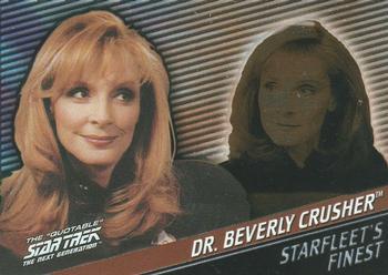 2005 Rittenhouse The Quotable Star Trek: The Next Generation - Starfleet's Finest #F6 Dr. Beverly Crusher Front